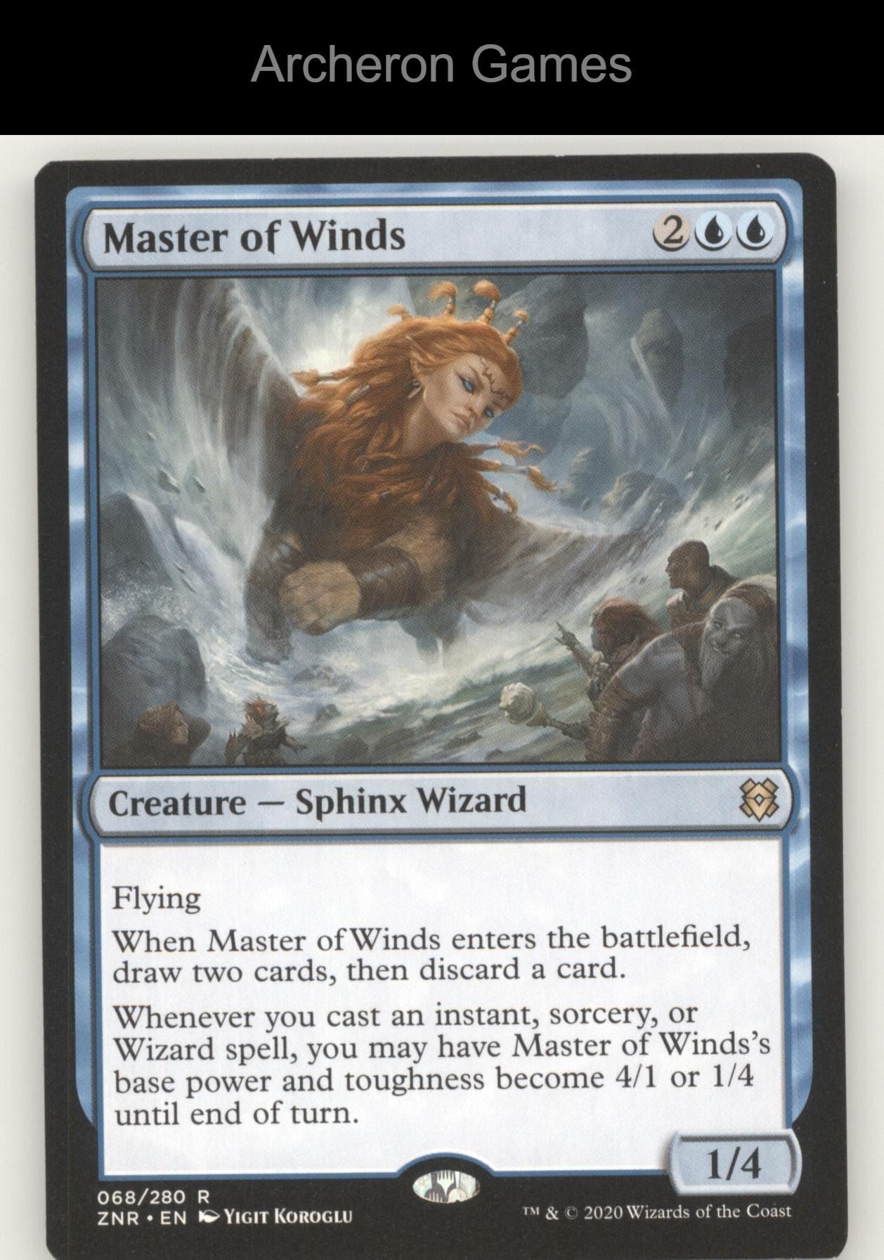 Master of Winds 68 R MTG Card Zendikar Rising