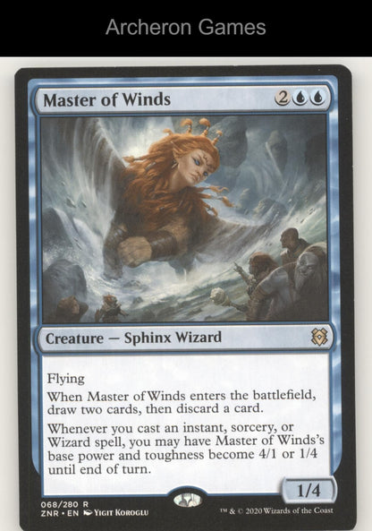 Master of Winds 68 R MTG Card Zendikar Rising