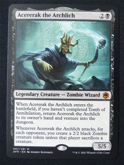 Acererak the Archlich - AFR - Mtg Card #1IR