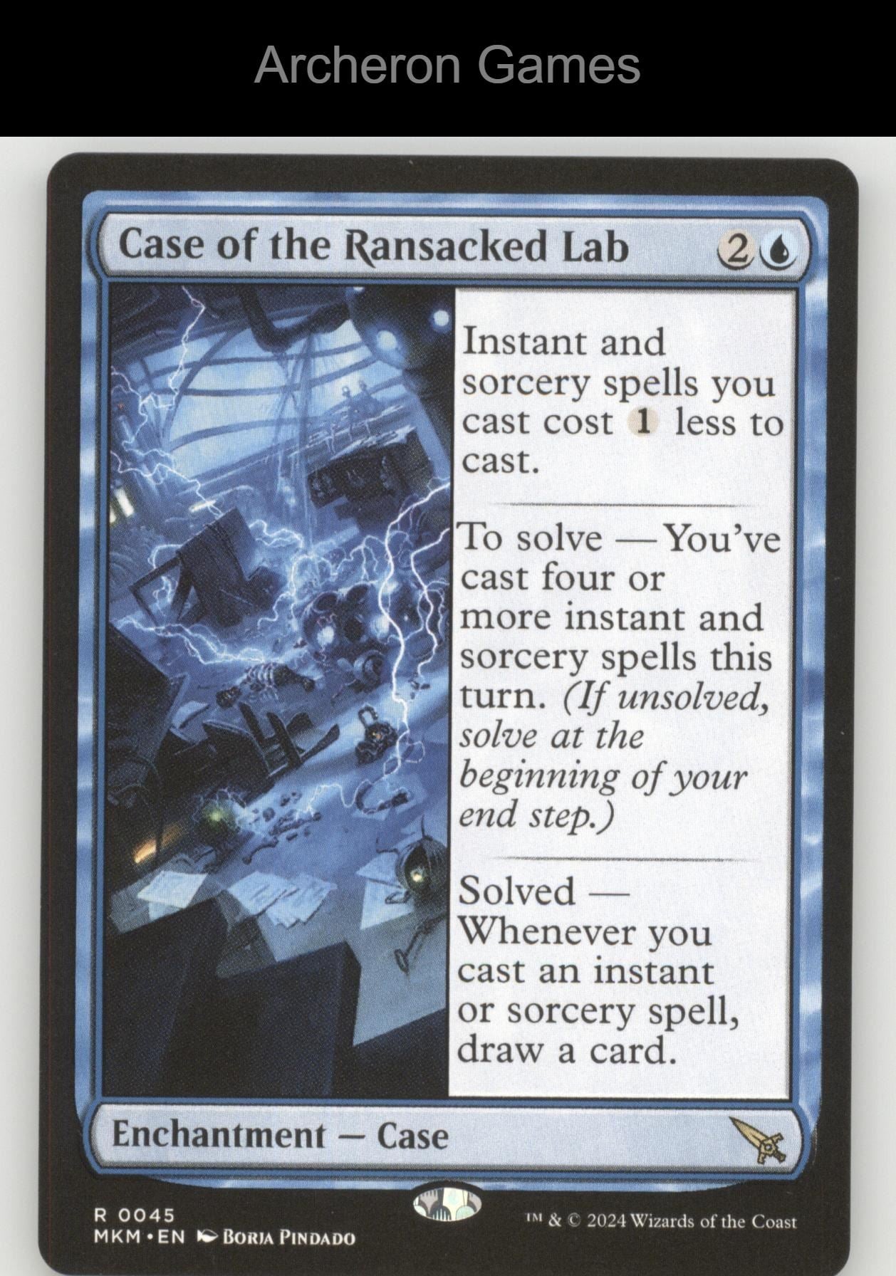 Case of the Ransacked Lab 45 R MTG Card Murders at Karlov Manor