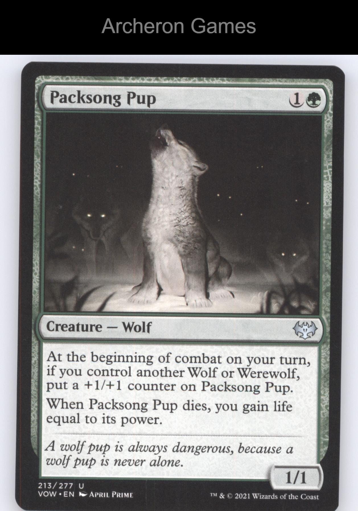Packsong Pup 213 UC MTG Card Innistrad: Crimson Vow