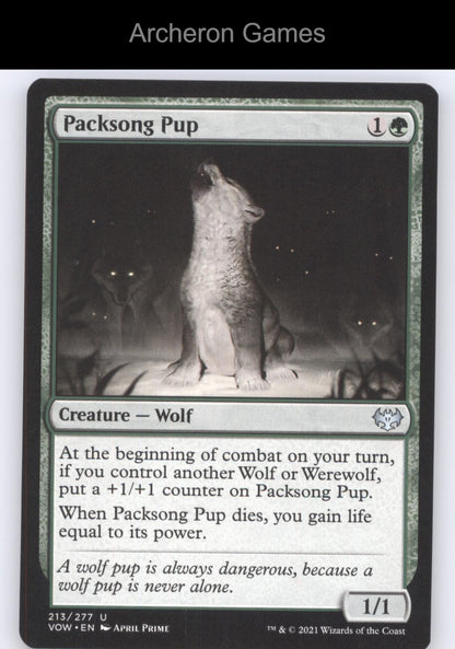 Packsong Pup 213 UC MTG Card Innistrad: Crimson Vow