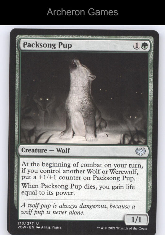 Packsong Pup 213 UC MTG Card Innistrad: Crimson Vow
