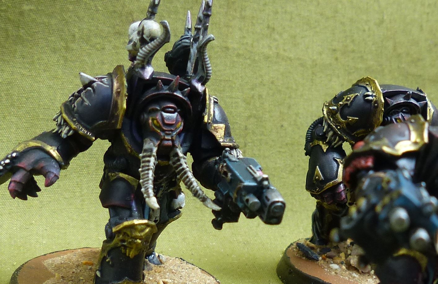 Chaos Terminator Squad painted - Chaos Space Marines - Warhammer 40K #5BX