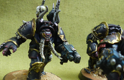 Chaos Terminator Squad painted - Chaos Space Marines - Warhammer 40K #5BX
