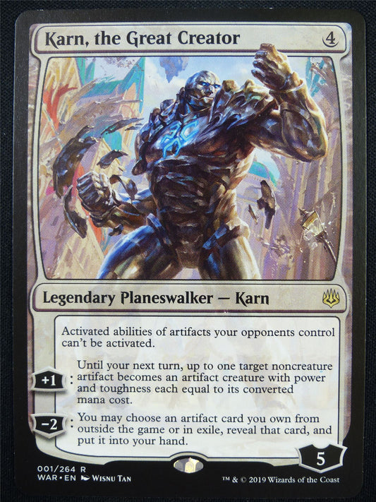 Karn the Great Creator - WAR - Mtg Card #2XS