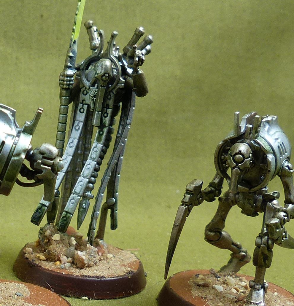 Plasmancer and Cryptothralls painted - Necrons - Warhammer 40K #40E