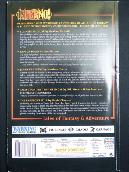 Inferno! Tales of Fantasy and Adventure #24 - Workshop Black Library Publication #1O2