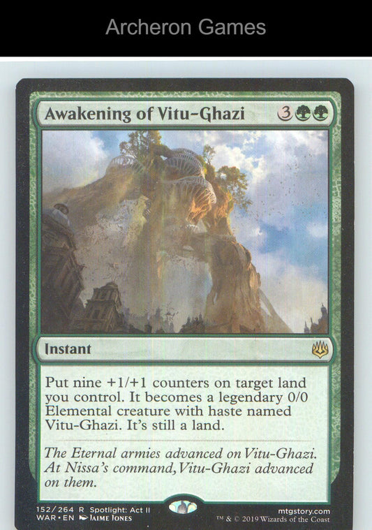 Awakening of Vitu-Ghazi WAR 152 R MTG Card NM/EX+