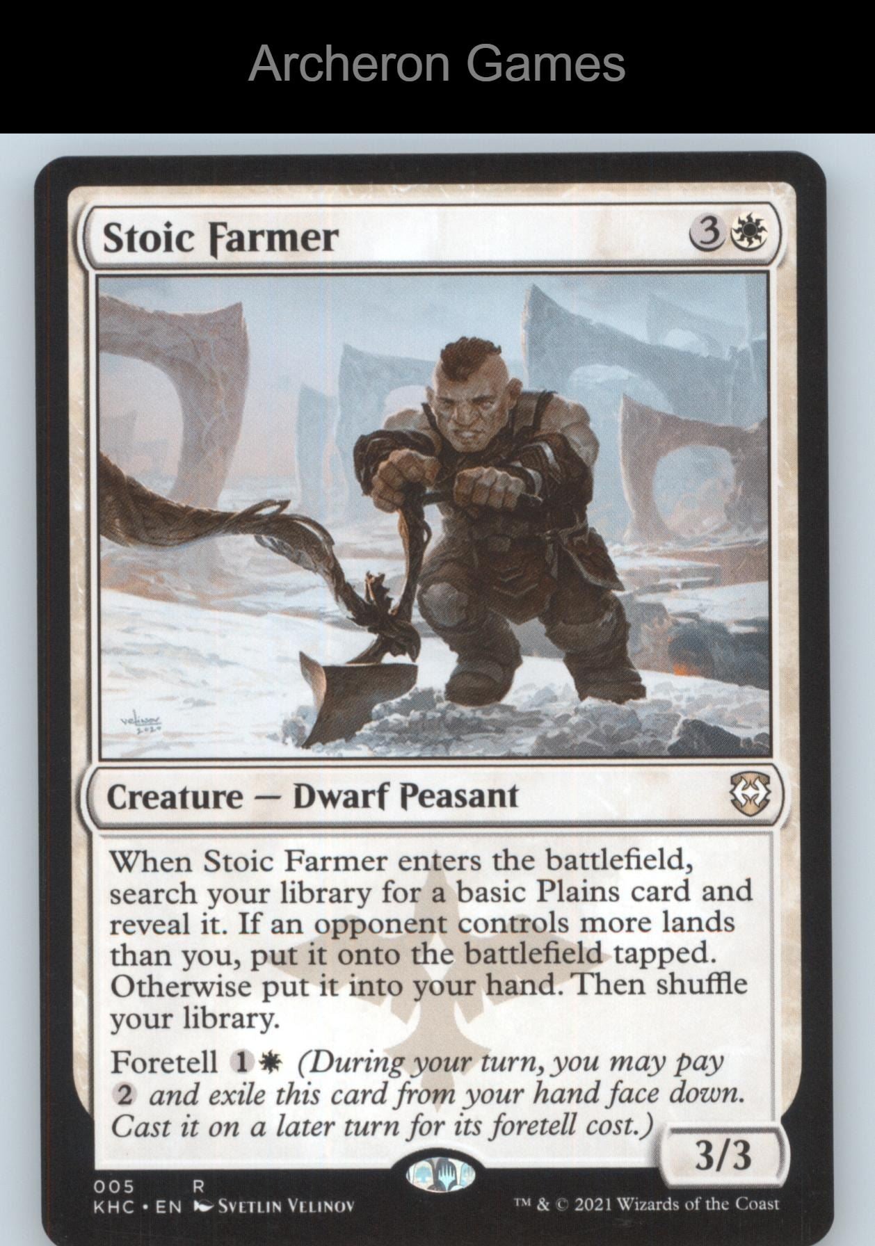 Stoic Farmer 5 R MTG Card Commander: Kaldheim