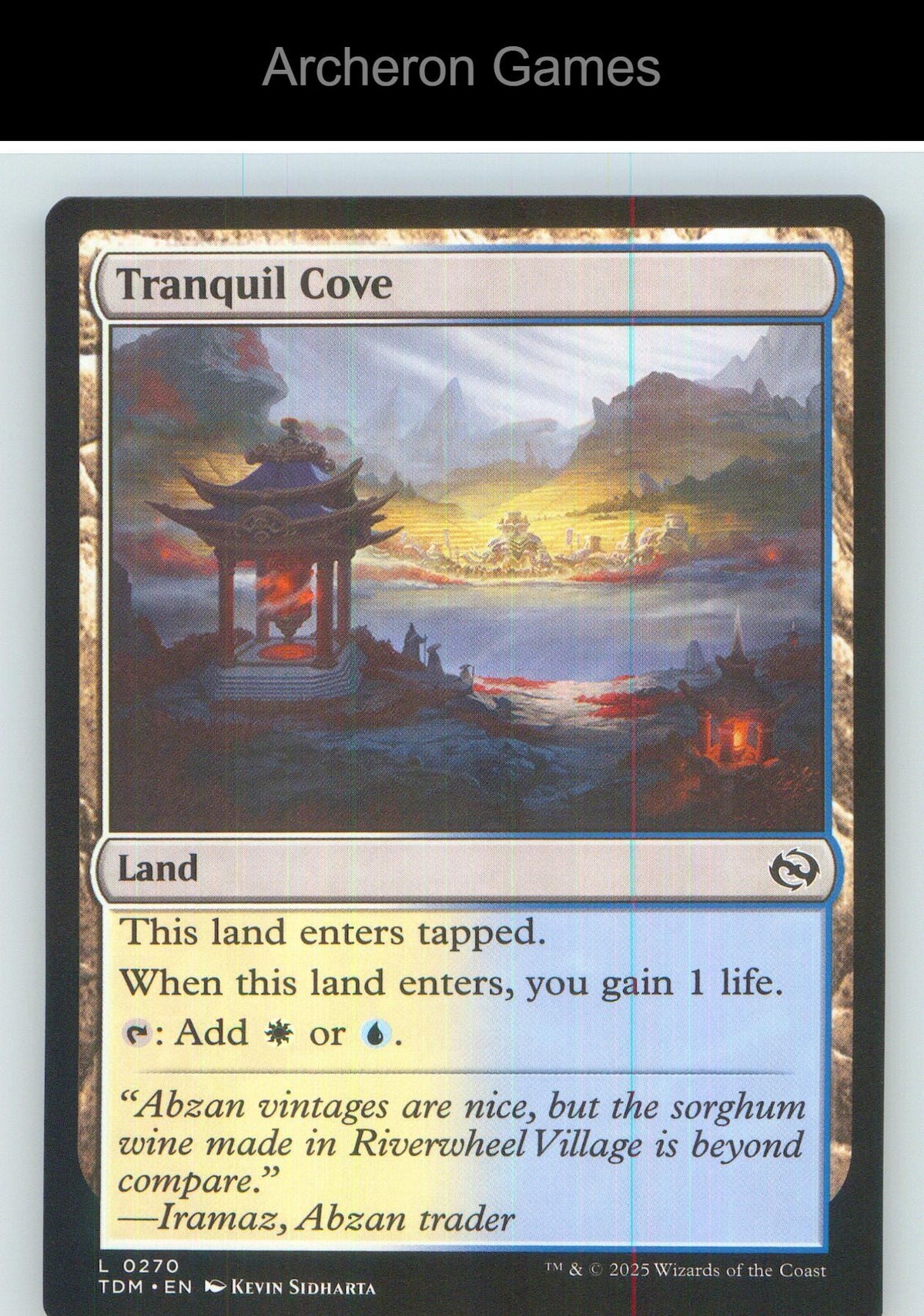 Tranquil Cove TDM 270 Land MTG Card NM/EX+