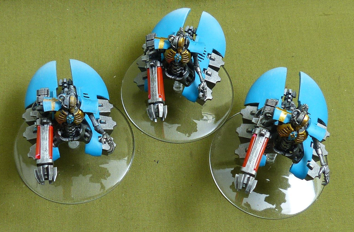 Lokhust Destroyer Squadron painted - Necrons - Warhammer 40K #2D0