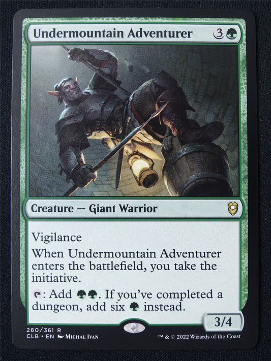 Undermountain Adventurer - CLB - Mtg Card #2EZ