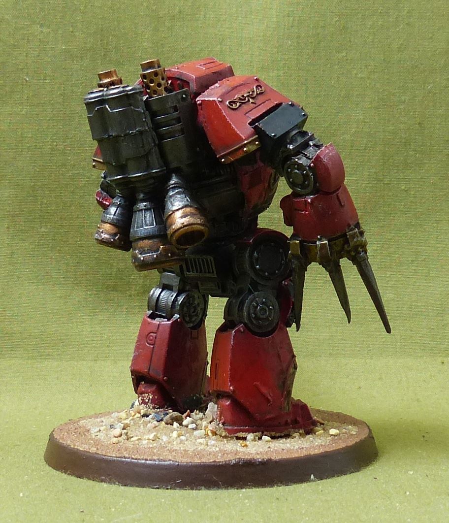 Legion Contemptor-Incaendius Class Dreadnought painted - Blood Angels - Warhammer 40K FW #3I2