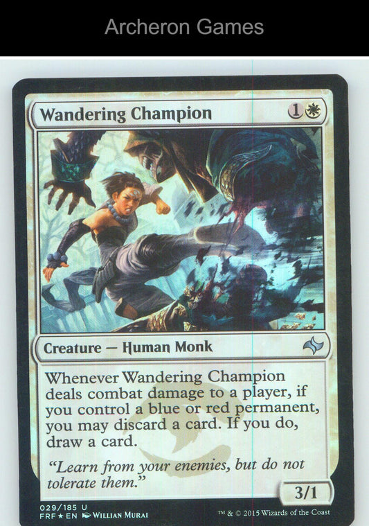 Wandering Champion FRF 29 UC MTG Card NM/EX+ Foil