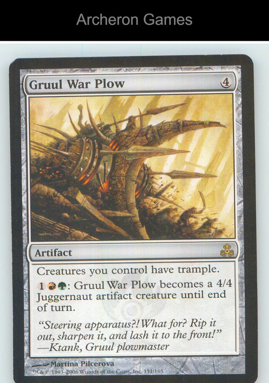 Gruul War Plow GPT 151 R MTG Card NM/EX+