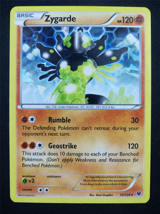 Zygarde 53/124 Holo - Pokemon Card #NB