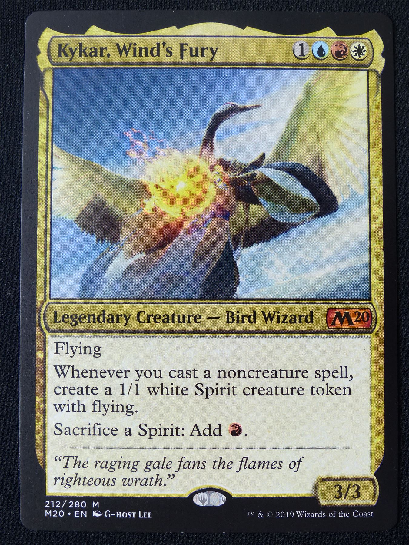 Kykar Wind's Fury - M20 - Mtg Card #23W