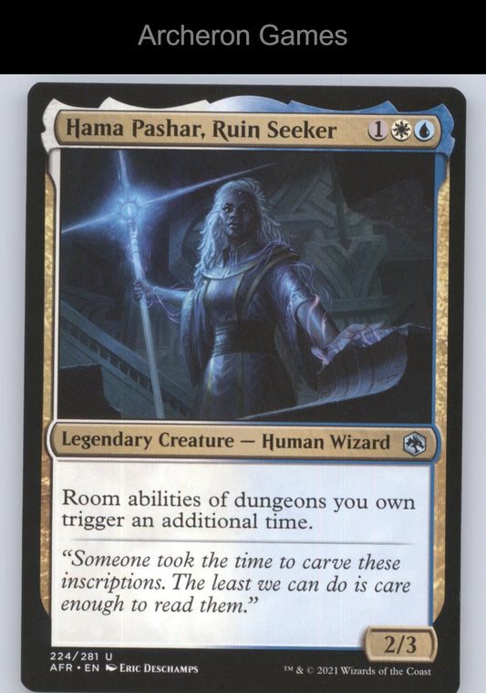 Hama Pashar, Ruin Seeker 224 UC MTG Card Adventures in the Forgotten Realms