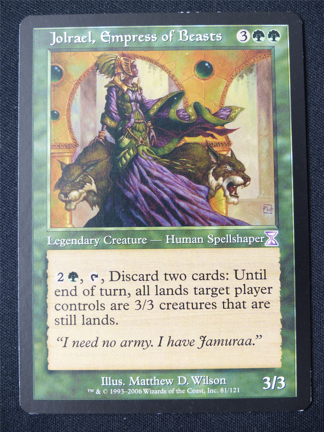 Jolrael Empress of Beasts Timeshifted - TSP - Mtg Card #42R