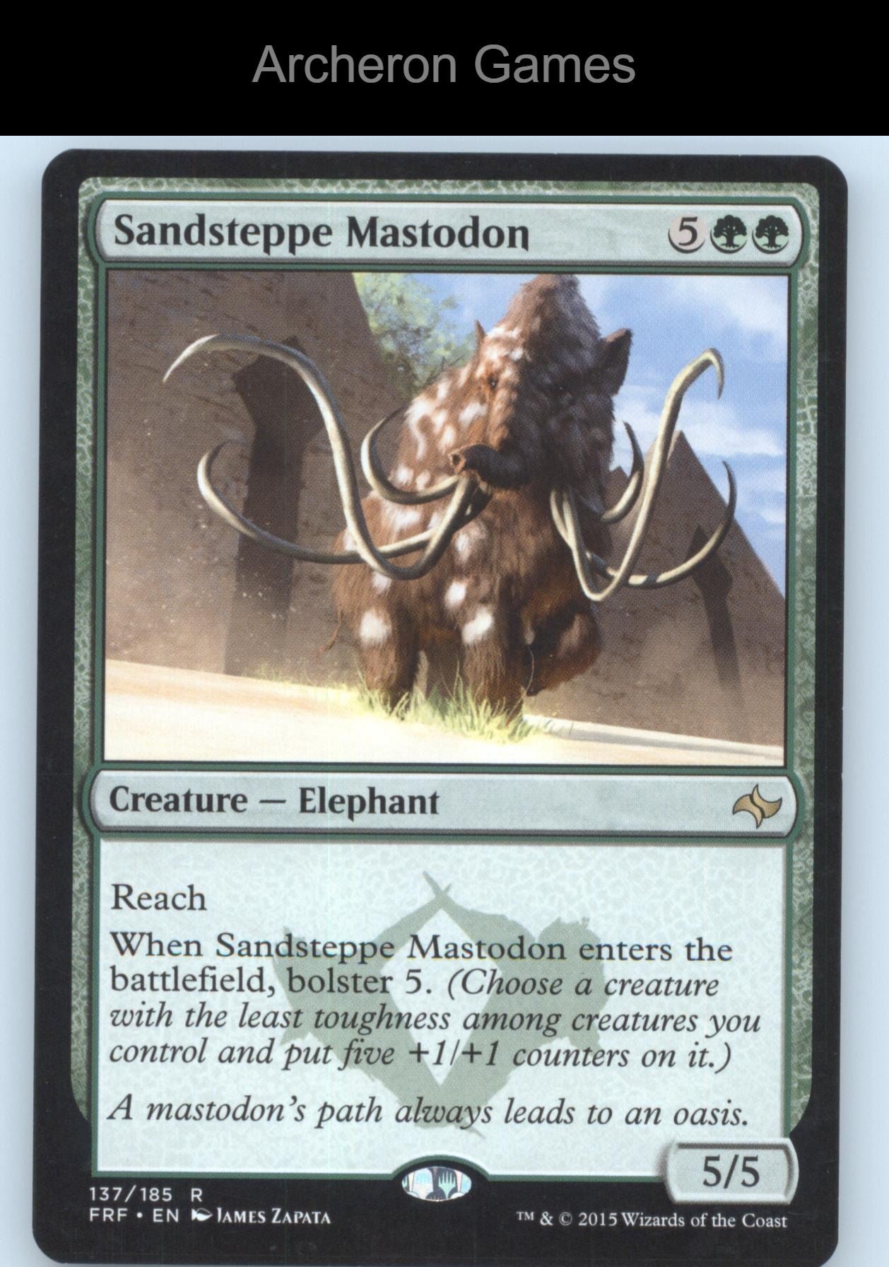 Sandsteppe Mastodon 137 R MTG Card Fate Reforged