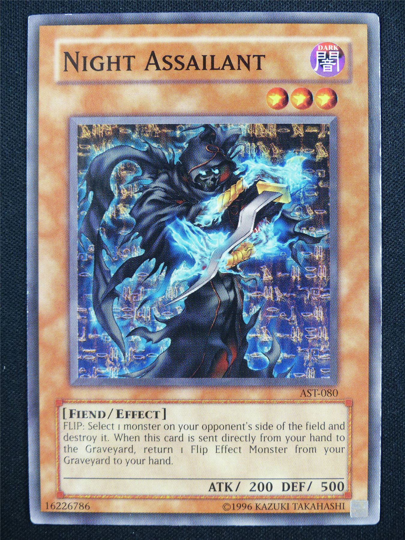 Night Assailant AST played - 1st ed Yugioh Card #ZP