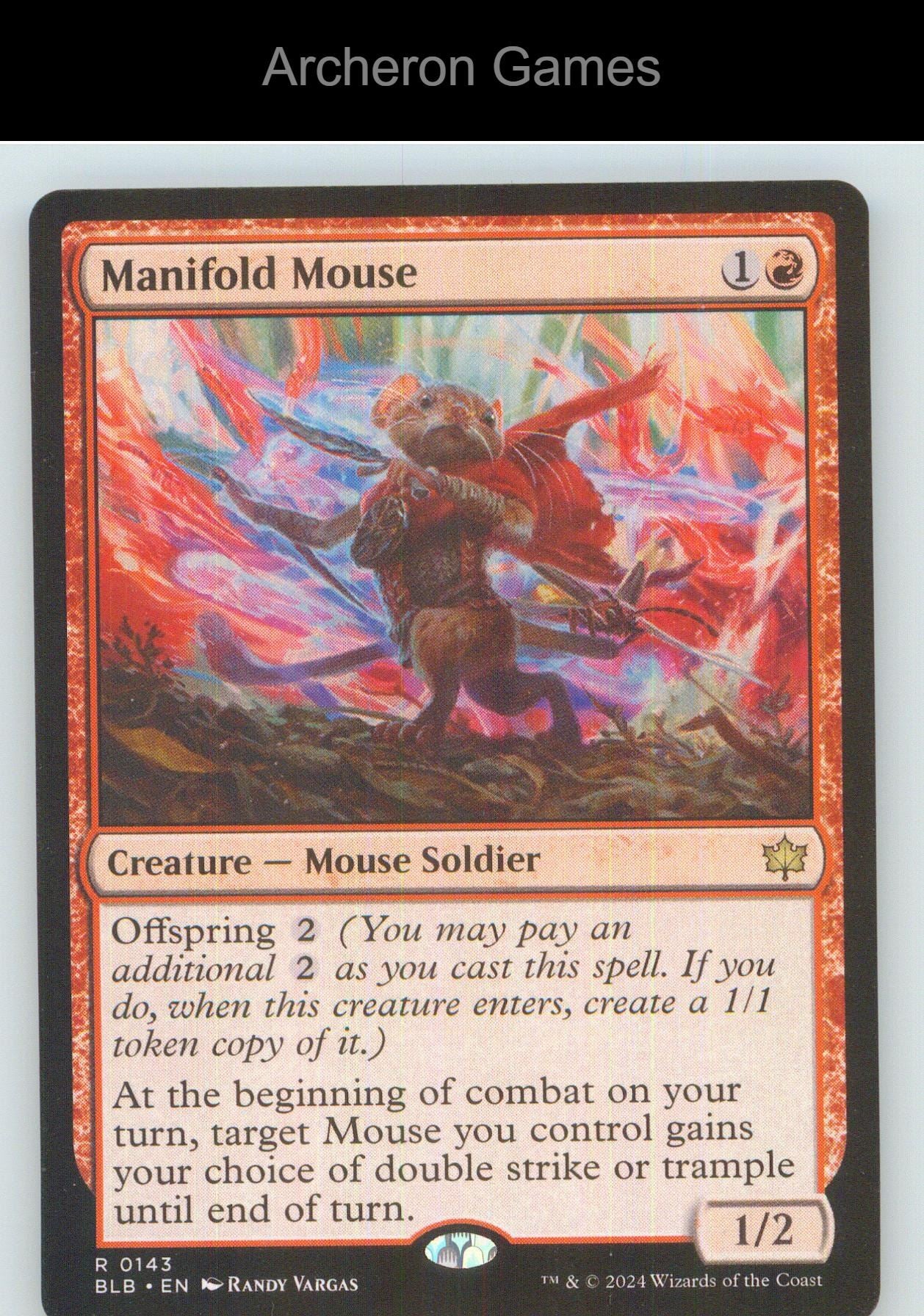 Manifold Mouse BLB 143 R MTG Card NM/EX+