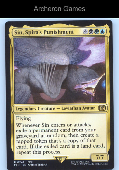 Sin, Spira's Punishment 242 R MTG Card FINAL FANTASY