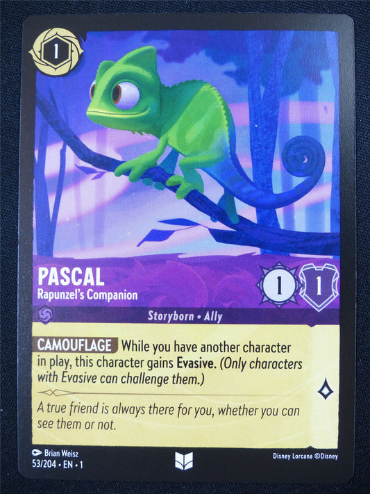 Pascal Rapunzel's Companion 53/204 - Lorcana Card #4RY