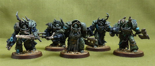 Blightlord Terminators Painted - Death Guard - Warhammer 40K #3VA