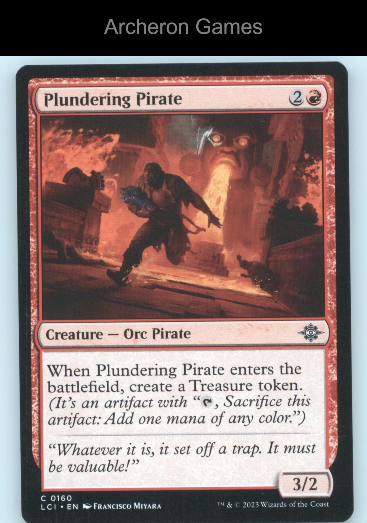 Plundering Pirate 160 C MTG Card The Lost Caverns of Ixalan