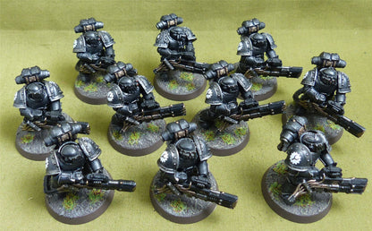 MKIII Tactical Squad set of 10 painted - Iron Hands - Warhammer Horus Heresy #2QG