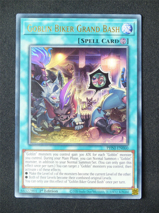 Goblin Biker Grand Bash PHNI Ultra Rare - 1st ed Yugioh Card #54M