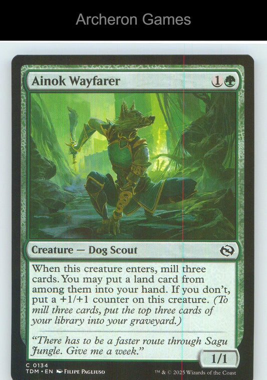 Ainok Wayfarer TDM 134 C MTG Card NM/EX+
