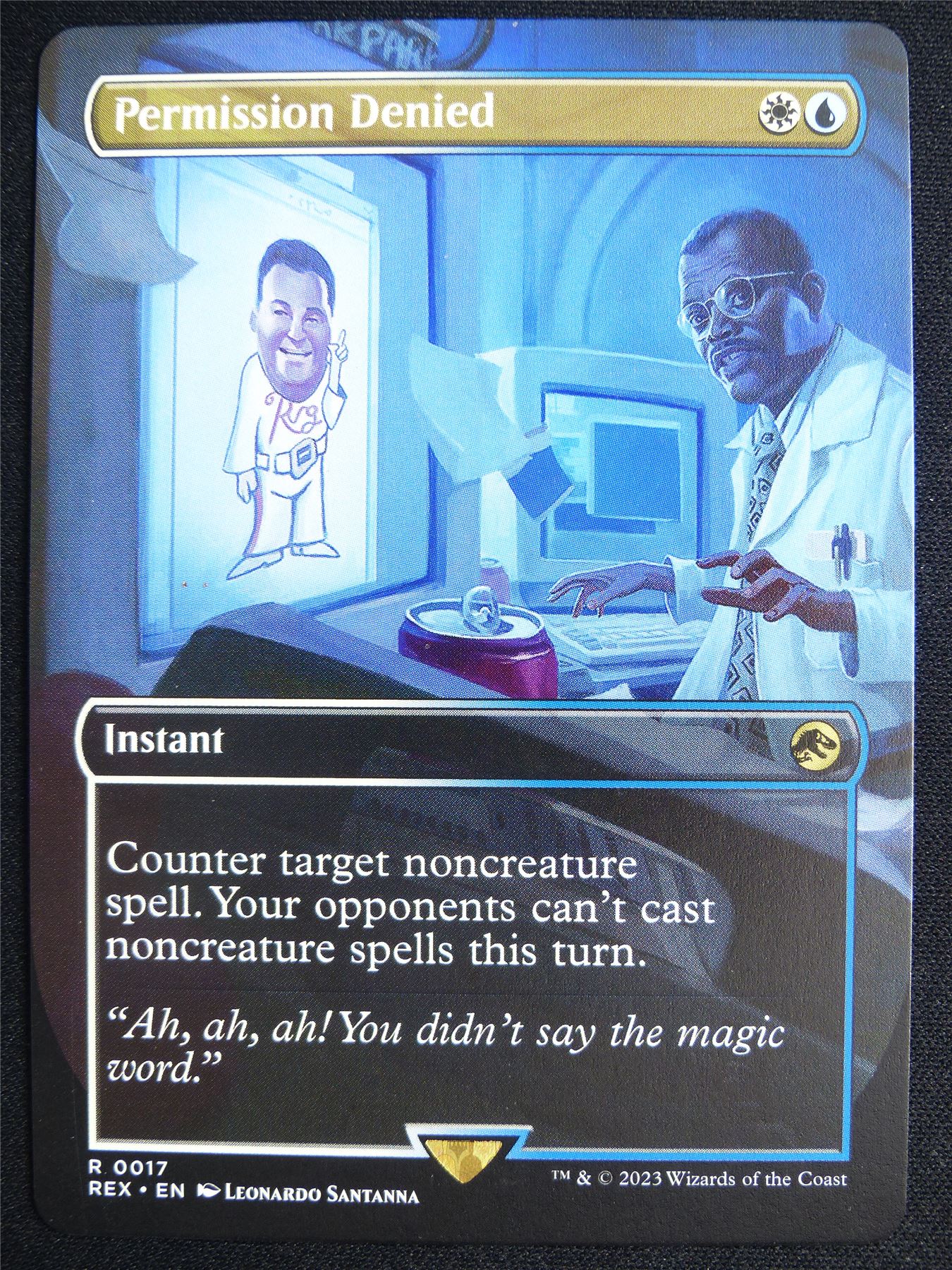 Permission Denied Borderless - REX - Mtg Card #4LD