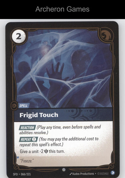 Frigid Touch SFD 066/221 C  Card Spiritforged