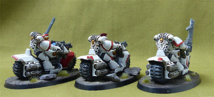 Bike Squad - Space Marines White Scars - Warhammer 40K #2GC