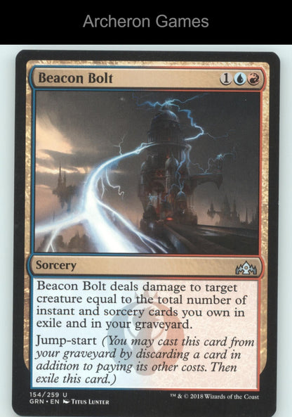 Beacon Bolt 154 UC MTG Card Guilds of Ravnica