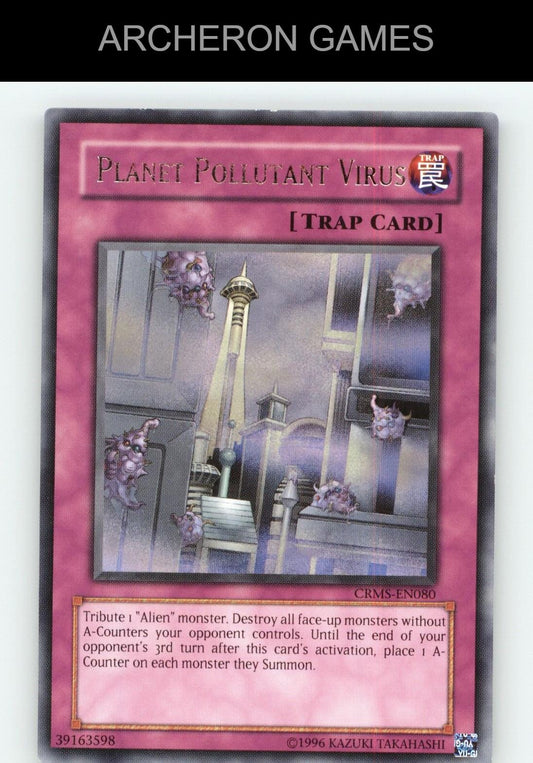 Planet Pollutant Virus R YUGIOH Card