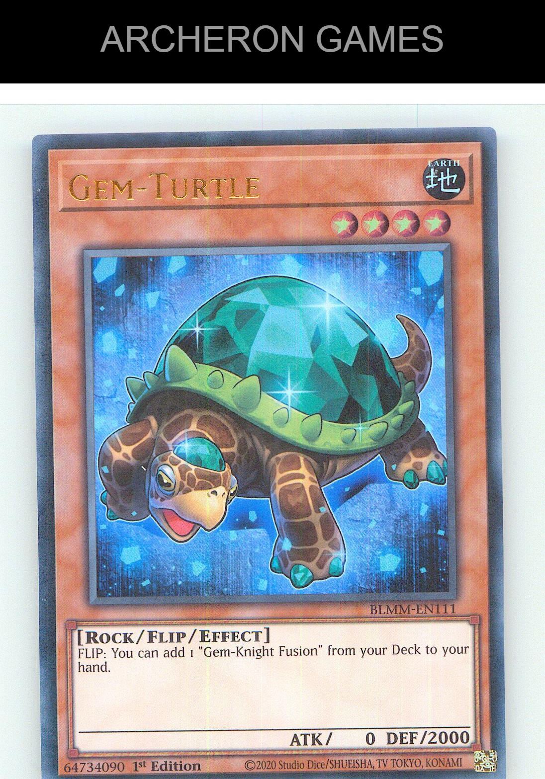 Gem-Turtle Ultra Rare YUGIOH Card 1st Edition