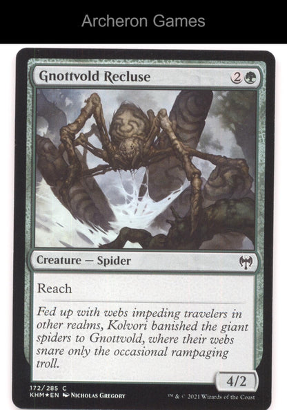 Gnottvold Recluse 172 C MTG Card Kaldheim