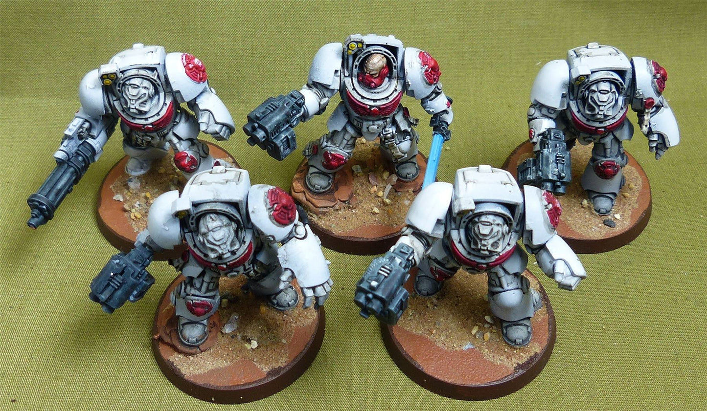 Terminator Squad painted - White Scars - Warhammer 40K #4PT