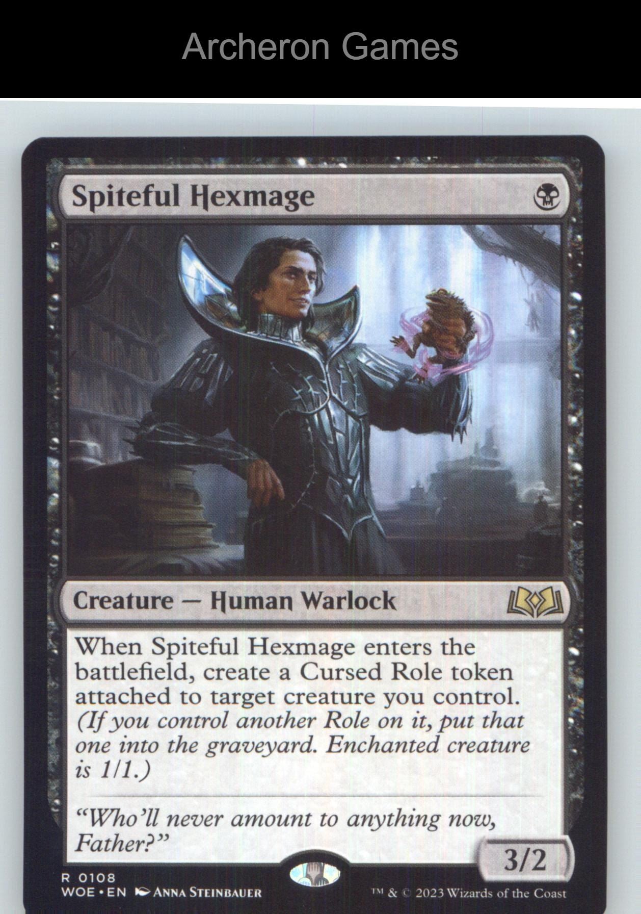 Spiteful Hexmage WOE 108 R MTG Card NM/EX+
