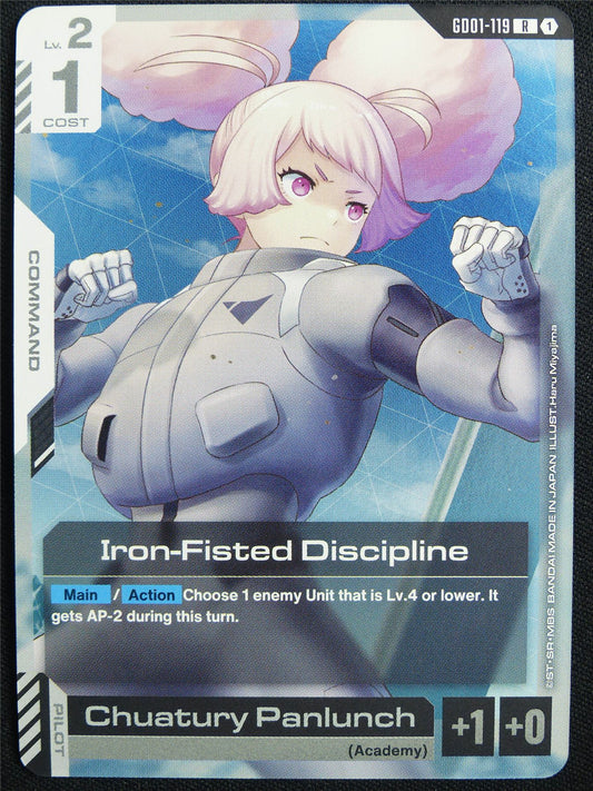 Iron-Fisted Discipline GD01-0119 R - Gundam Card #5PL
