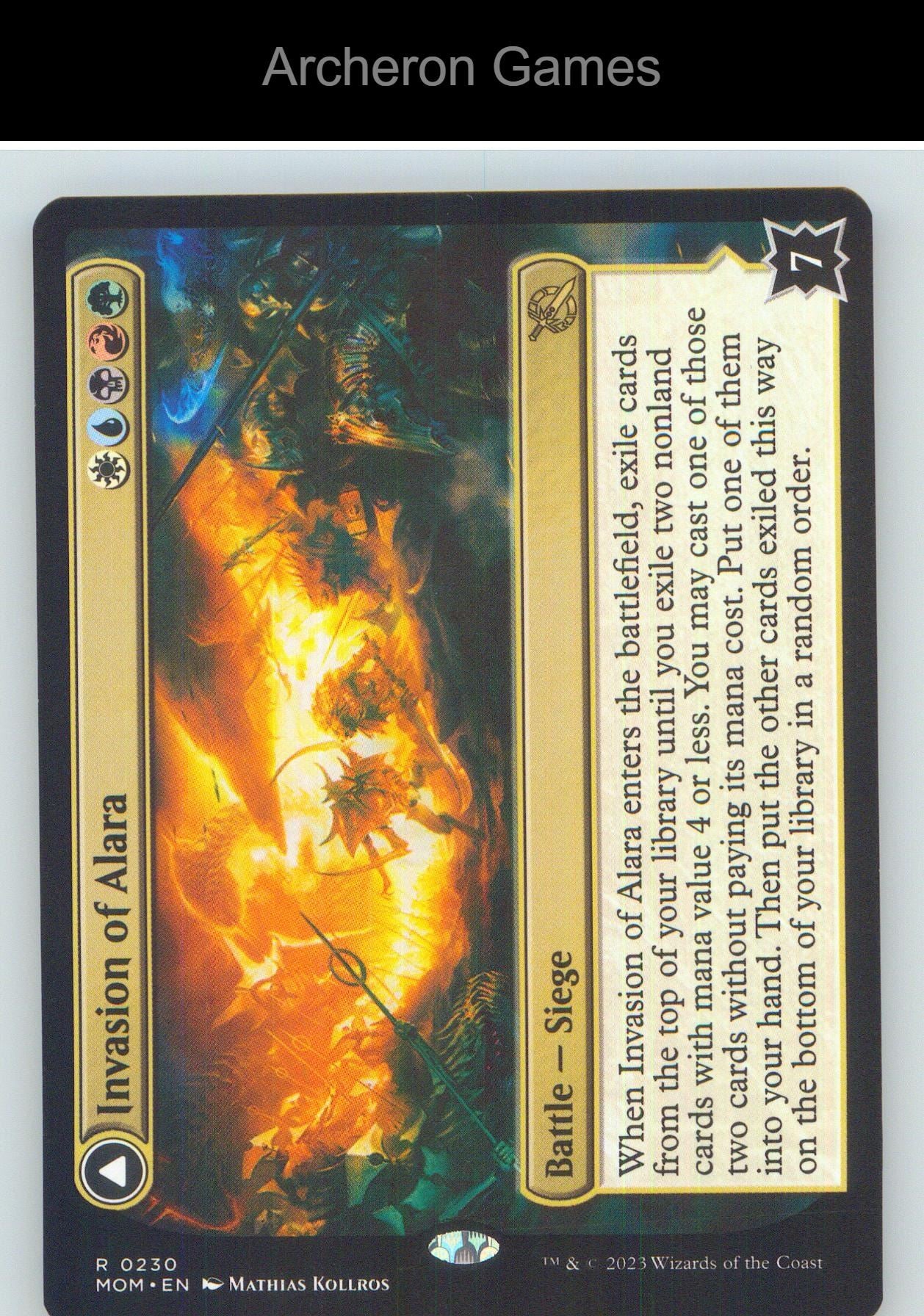 Invasion of Alara MOM 230 R MTG Card NM/EX+