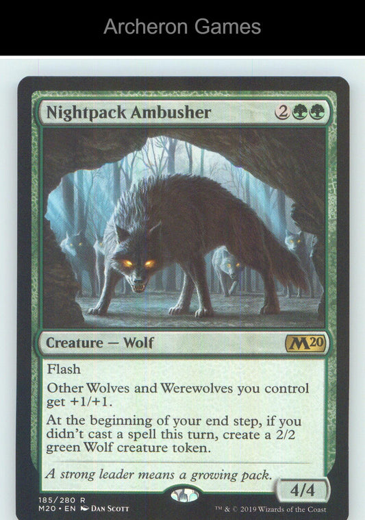 Nightpack Ambusher M20 185 R MTG Card NM/EX+
