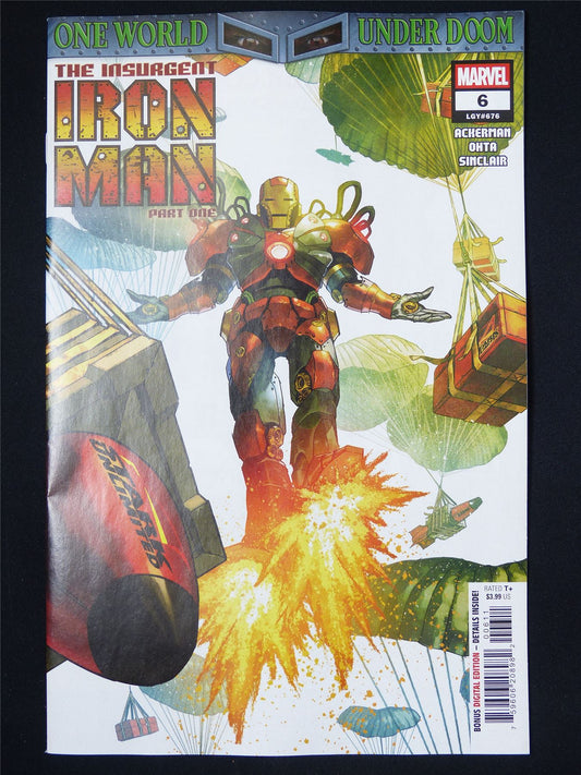 IRON Man #6 - B&B May 2025 Marvel Comic #YZ