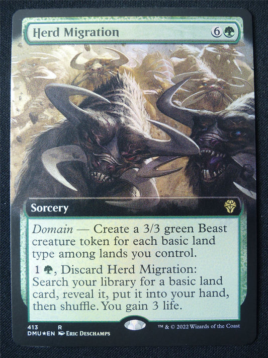 Herd Migration Extended Foil - DMU - Mtg Card #2DH