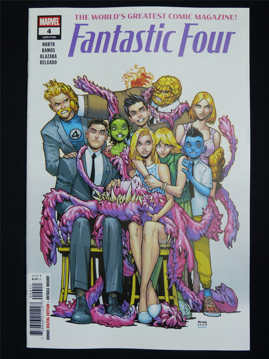 FANTASTIC Four #4 - Dec 2025 Marvel Comic #5D3
