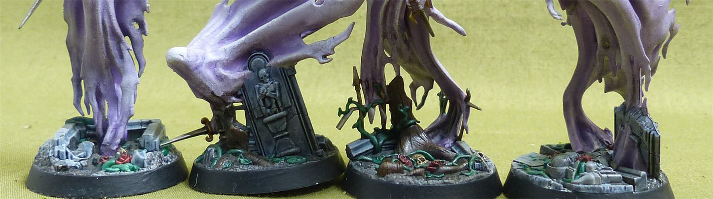 Lady Harrow's Mournflight painted - Death Warband - Warhammer Underworlds #2PQ
